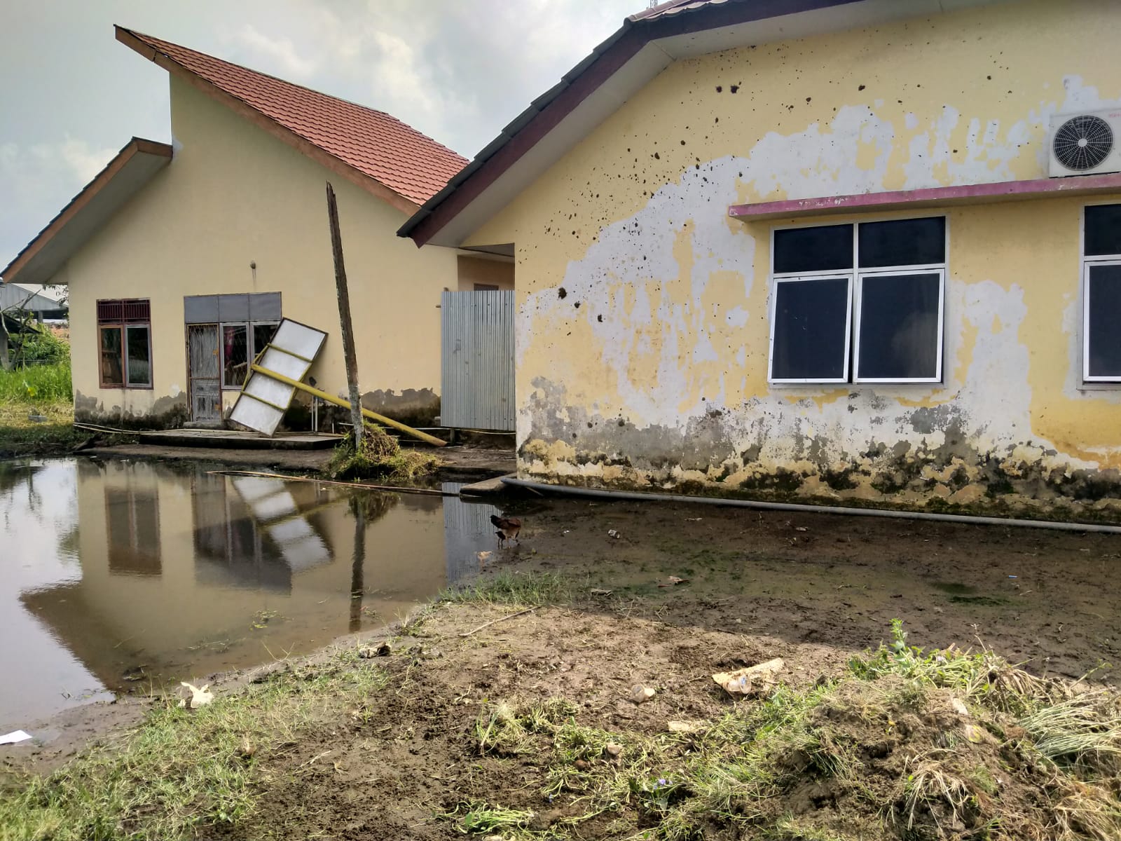 Tampak di ruangan belakang puskesmas Kesling kab banyuasin